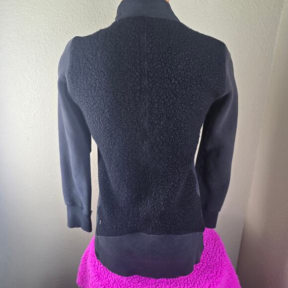 Lululemon Stand Out Sherpa Jacket Black Size 4 W4AKOSqqq - Picture 8 of 11